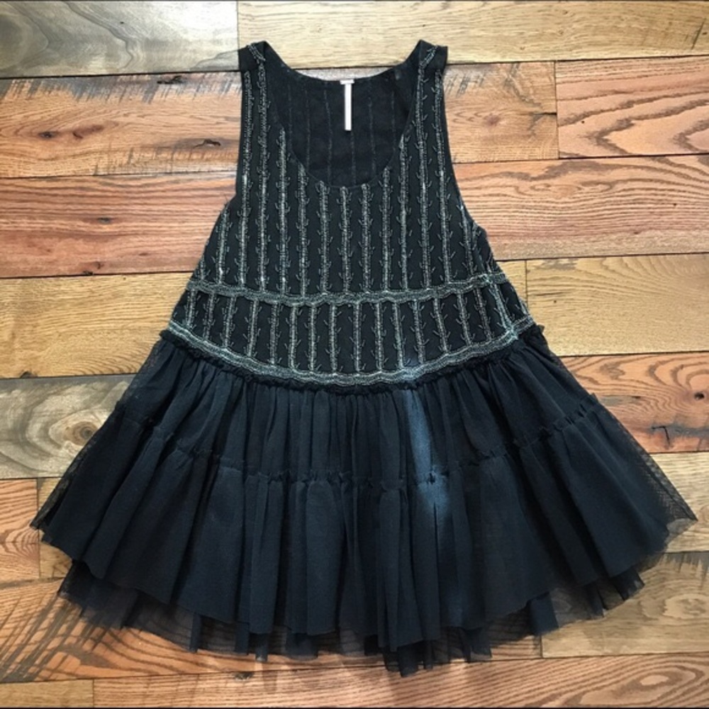 Free People beaded top